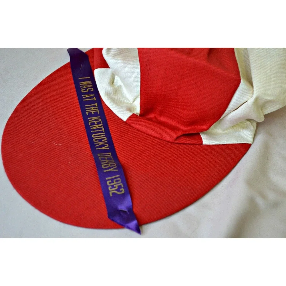 vintage 1952 Kentucky Derby souvenir oversized rare tam hat Hill‎ Gail